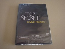TOP SECRET CARD MAGIC WITH KRIS NEVLING DVD - MAGIC CARD TRICKS ILLUSIONS HOBBY