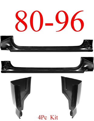 1980 - 1996 Ford Extended Super Cab Corner Set F150 F250 F350 Truck Pair L&R
