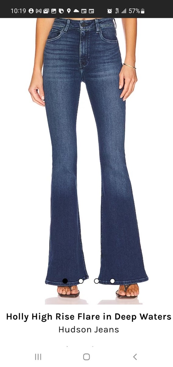 H BEAUTY&YOUTH DENIM FLARE 5POCKET PANTS（Balmain High-Rise Denim 