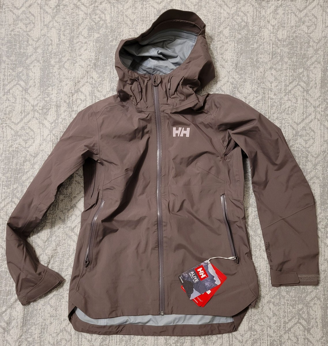 Women's Helly Hansen Verglas 3L Shell Jacket CHARCOAL Medium