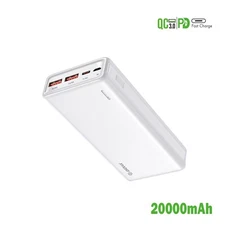PD Power Bank 20000mah Portable External Battery Backup Charger Fast Charging