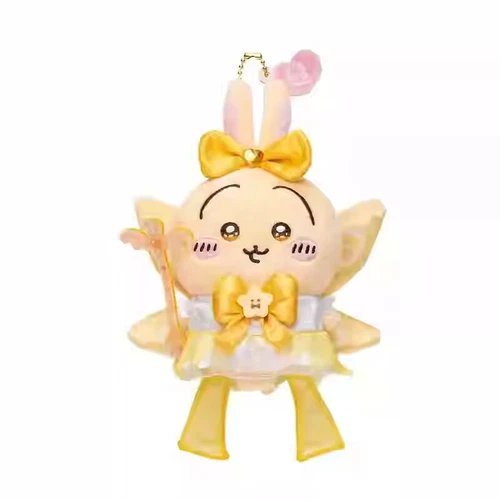 Chiikawa Hachiware Usagi Rakko Cartoon Plush Doll Soft Keychain For Kid Toys - Picture 6 of 11