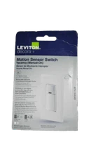 Leviton Decora 15-Amp In-Wall Multi-Location Single Pole Motion Sensor in White