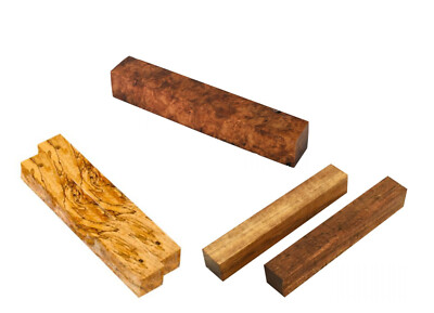 Exotic Hard Wood Pen Blank Amboyna Koa Tamarind Maple Boxelder Burl Woodturning