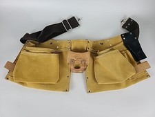 McGuire-Nicholas heavy suede cowhide tool belt model 490X with Nail Pouch