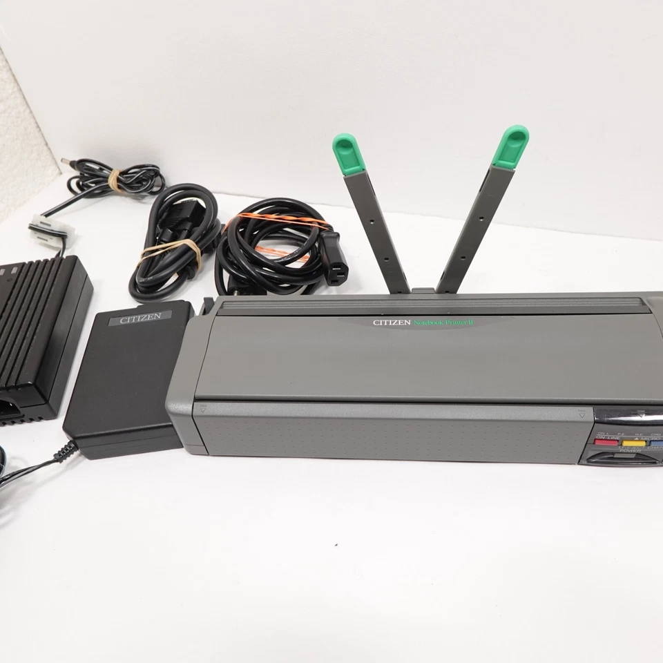 Vtg Citizen Notebook Printer II - Image 2 of 4