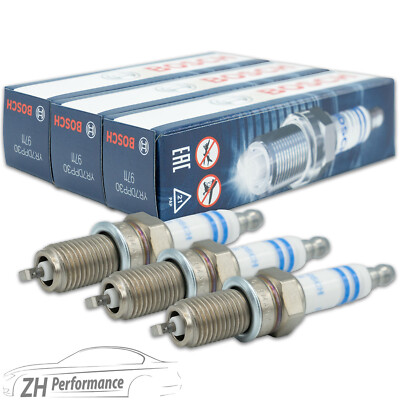 3x BOSCH YR7DPP30 Zündkerze 0 242 135 525 Toyota Suzuki Cappucino Daihatsu