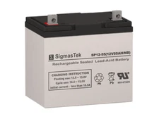 12 Volt 55 Amp Medical Battery