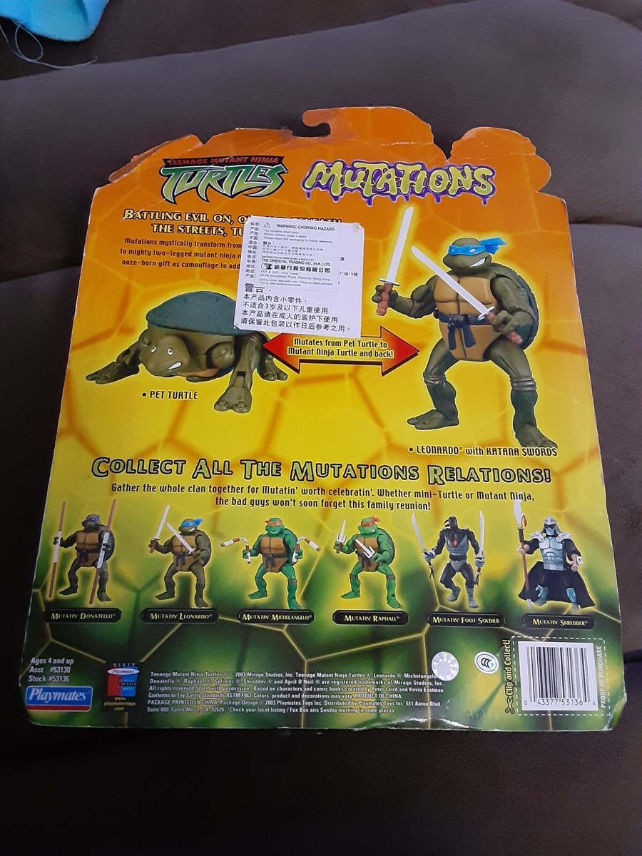 Tmnt Mutations Leonardo Teenage Mutant Ninja Turtles Mutatin 2003