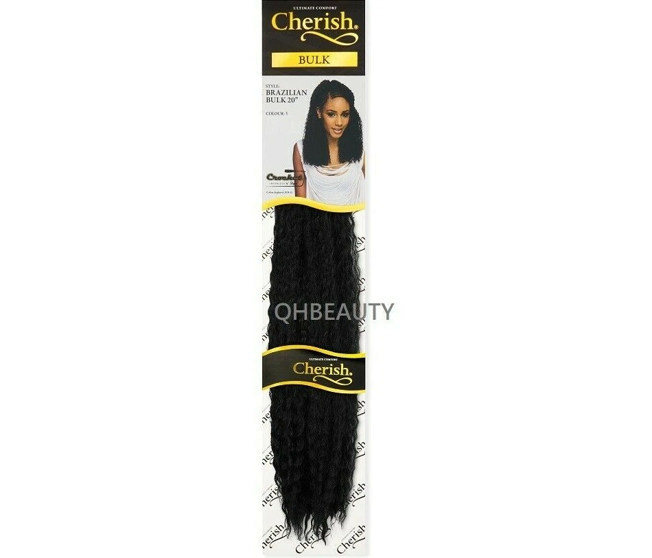 Cherish Synthetic Crochet Braid Curly Hair Extension Style - Brazilian Bulk 20"