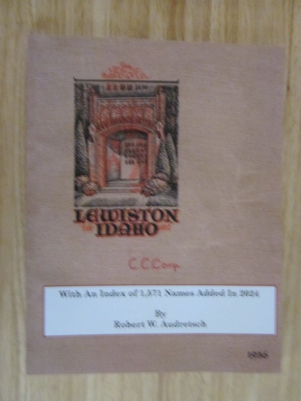 Lewiston Idaho Civilian Conservation Corps 1936 Broad Axe
