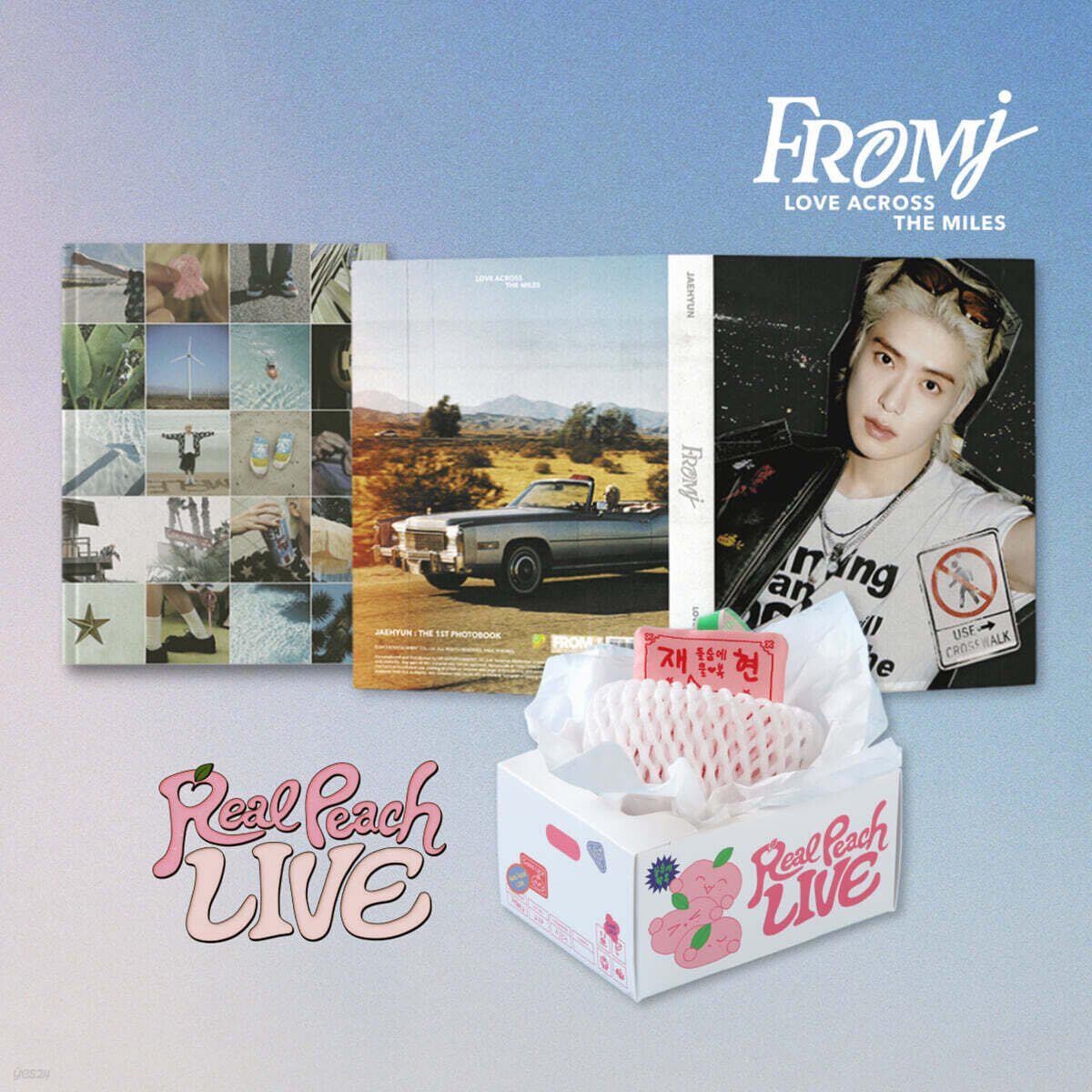ジェヒョン NCT 写真集 FromJ real peach live セット JAEHYUN - Real Peach LIVE + FROM J : LOVE ACROSS THE MILES