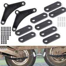 Tandem Trailer Axle Shackle Kit Heavy Duty For Double Eye Spring Replacement Kit