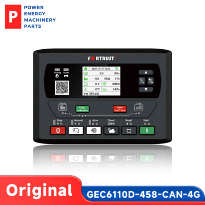 Original GEC6110D-458-CAN-4G Diesel Generator Set Controller Module Screen Panel
