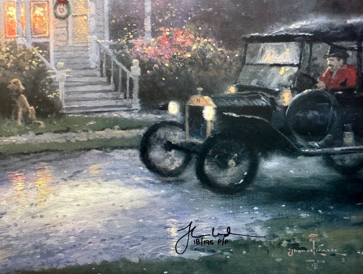Thomas Kinkade CHRISTMAS MEMORIES Hand Signed Limited Edition