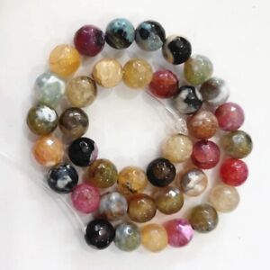 20pcs-10mm Dragon Veins Agate gemstone loose beads,bracelet beads