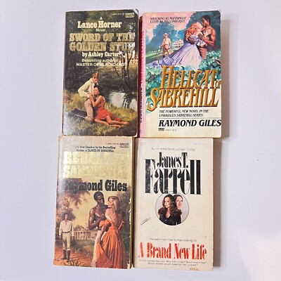 Lot 4 James T. Farrell Paperback PB Book Hellcat of Sabrehill, Brand New Life