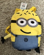 Minion Soft Plush Backpack Bag Despicable Me 3 Minions Brand New + Tags Fast P&P