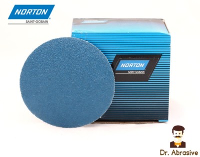 125 mm 5 Zoll Schleifscheiben Zirkonium NORTON Zirkon Pads selbstschärfend Schleifpapier