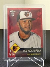 2022 Topps Chrome Platinum Anniversary MARCOS DIPLAN RC Fushcia Atomic /100