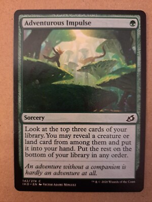  Adventurous Impulse IKO MTG Ikoria 142/274 COMMON M/NM