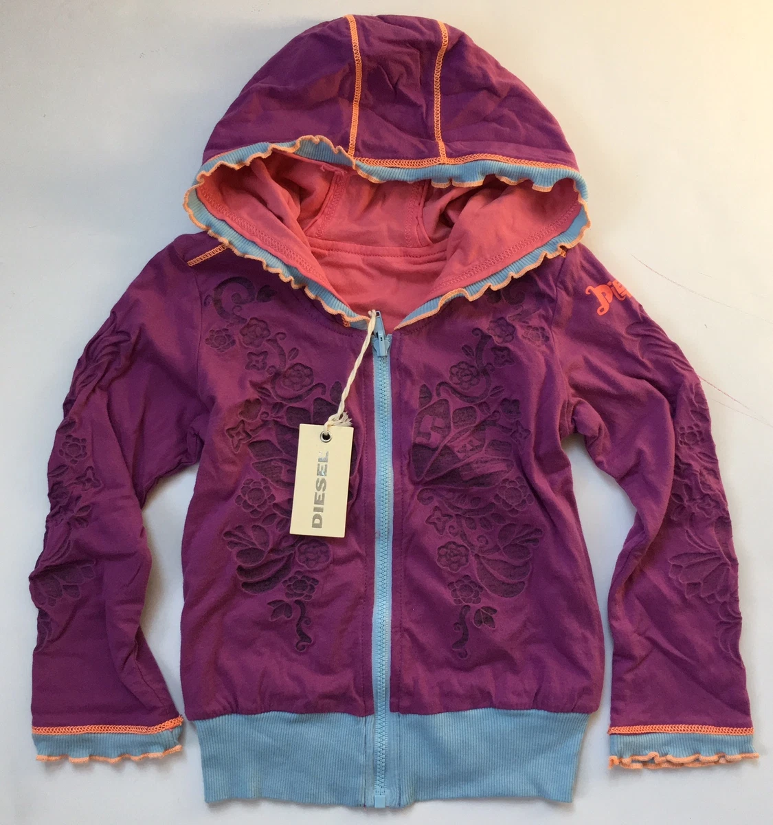 Diesel purple hoodie outlet