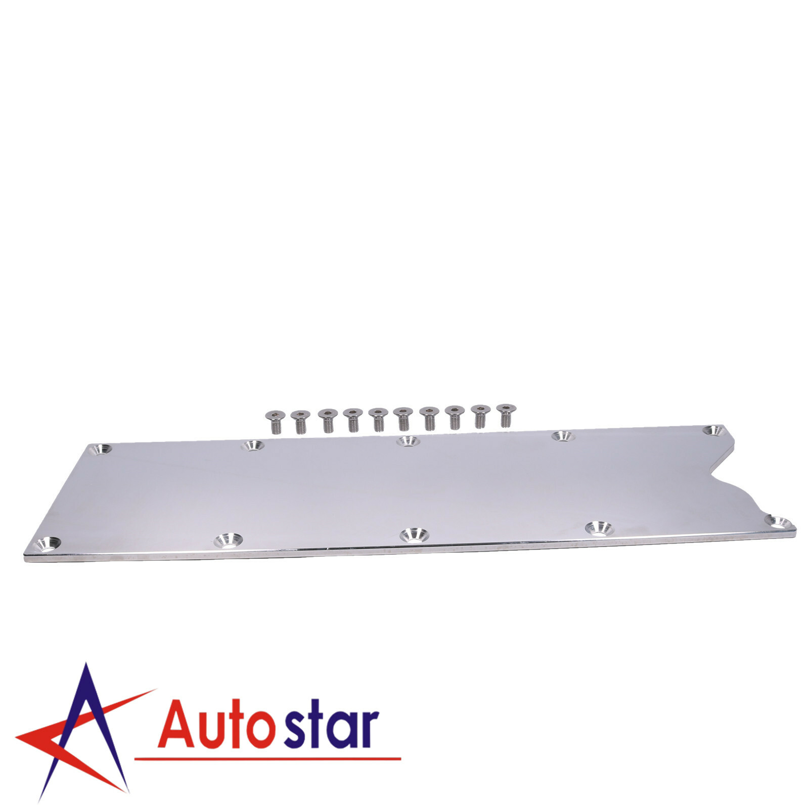 Billet Aluminum Valley Pan Cover Plate For LS1/LS6 Engines - Knock Sensor Delete, Polished Finish