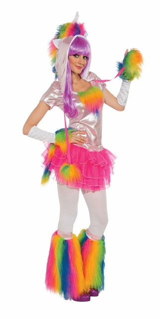 Rainbow Unicorn Rave Monster Hat Top 