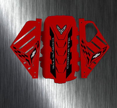 2020-2025 C8 ENGINE APPEARANCE PACKAGE CORVETTE COVERS