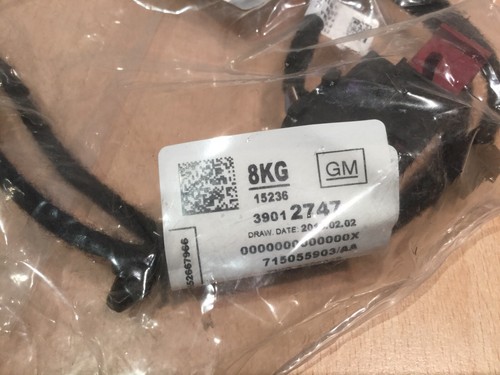 BNISB GENUINE VAUXHALL CORSA E RH REAR DOOR WIRING HARNESS IDENT 8KG 39012747 - Picture 3 of 3
