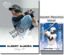 COURTNEY HAWKINS 2012 Leaf Rize Mini BLUE Blank Back STRENGTH & HONOR RC 1/1