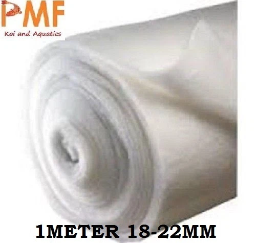 1 mtr Aquarium Teich Aquarium Filterwolle 18-22 mm GÜNSTIGSTES AUF EBAY