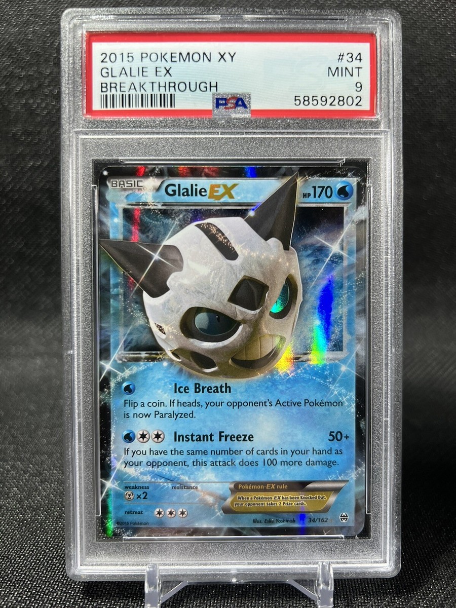 Ｎ＠♡ Pokemon Card - Glalie EX 34/162 - XY Breakthrough - Holo