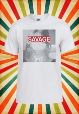 Sexy Savage Eat Hot Girl Lady lustiges Männer Frauen Trägershirt Tanktop Unisex T-Shirt 1521