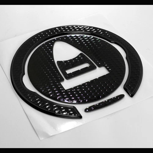 Gas Tank Fuel Cap Cover Decal Pad Panigale 1299/R/S 959/899/Monster/EVO Black - Picture 2 of 5