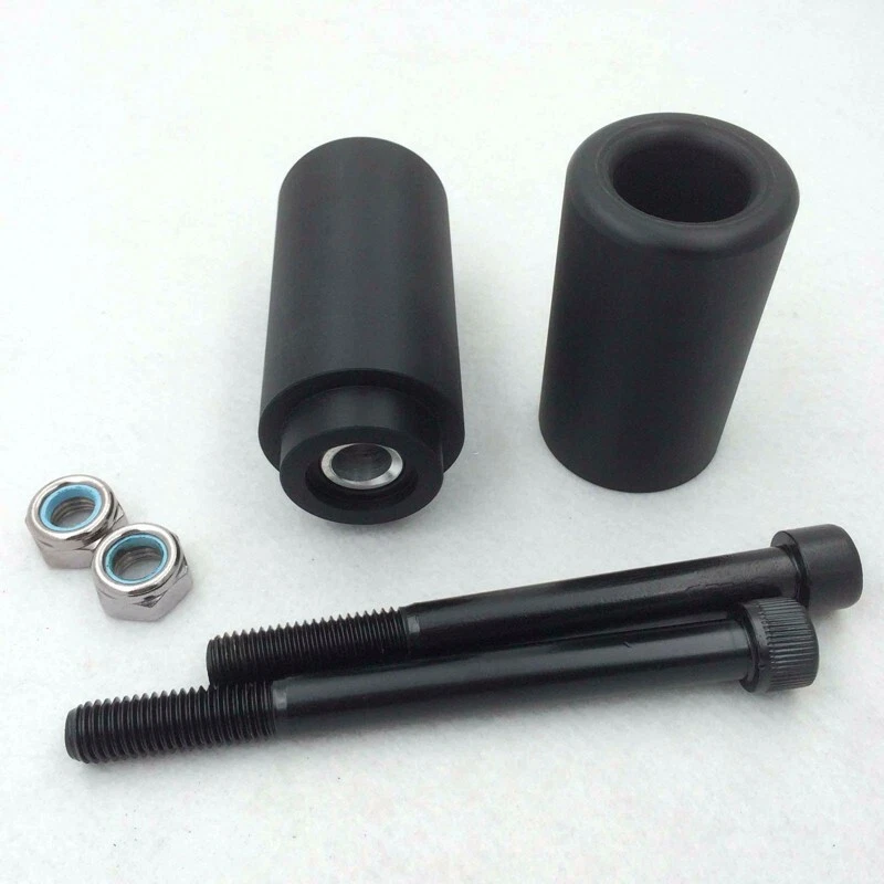 Protector de caída de choque deslizante de marco negro para Kawasaki Ninja ZX-7R 1996-2003 Foto 3 de 4