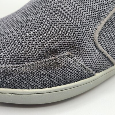 OLUKAI Nohea Mesh Shoe - Scarpe Uomo In Tessuto Traspirante, Dark Shadow, Taglia 11 - Modello Slip-on Con Tallone Pieghevole