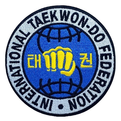 Tae Kwon Do Sidekick Patch Martial Arts Uniform Patch