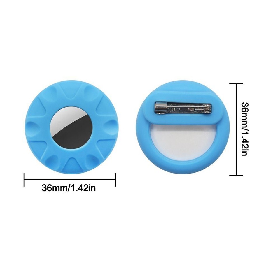 with Invisible Pin Silicone Case for Airtags Tracker Accessories For