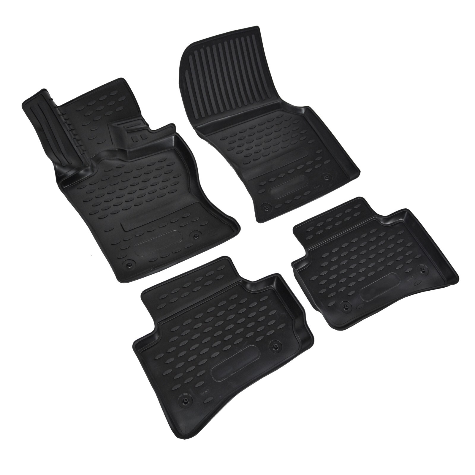 Tapis de sol Jaguar F-Pace 4 pièces en caoutchouc d'origine avec rebords 3D