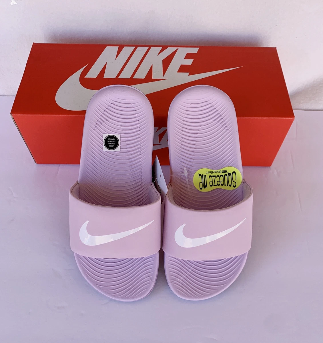 nooit methodologie George Bernard 🔥SALE🔥Size 13C NEW Nike Kids Girls Kawa Slide Sandals Flops Shoes  819352-510 | eBay