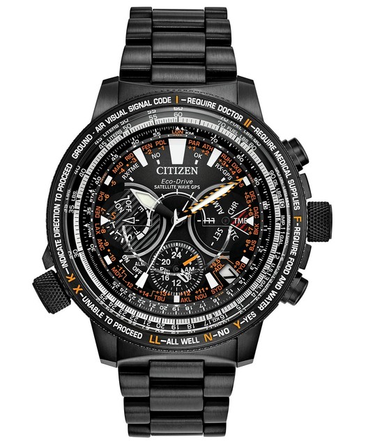 Citizen Eco-Drive Promaster Satellite Wave GPS Titanium Men's Watch CC7015-55E | eBay