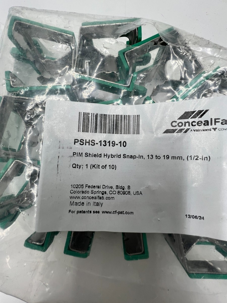 ConcealFab PIM Shield Hybrid Snap-In PSHS-1319-10 &ndash; 13-19 Mm &ndash; 1/2 Pollice