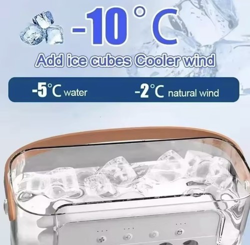 Ventilatore portatile 3 In 1 condizionatore d'aria fredda per uso domestico - Foto 2 di 6
