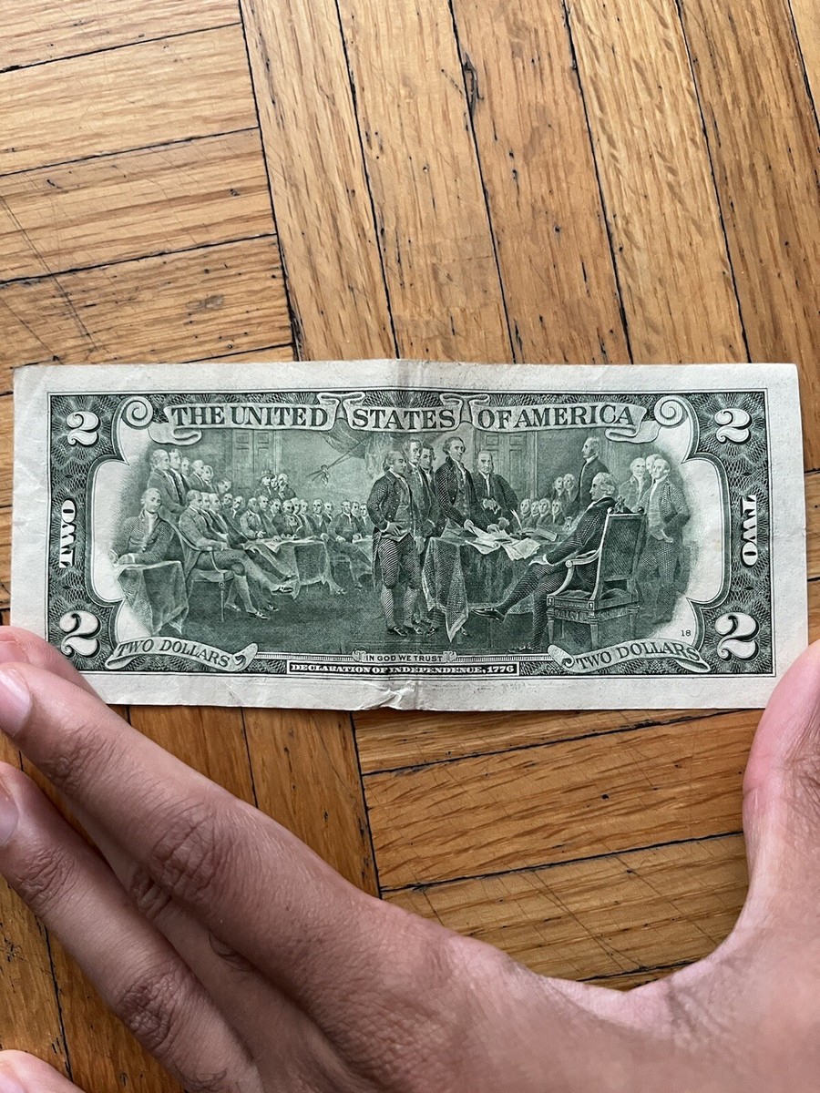 RARE 1776 2 DOLLAR BILL L 2003 SERIES | eBay