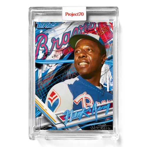 2021 Topps Project 70~2017 Hank Aaron #661~ By King Saladeen PR:928