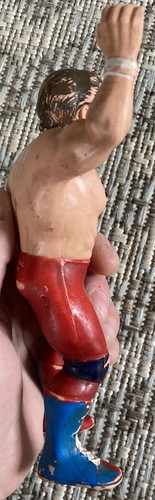 Vintage 1986 LJN British Bulldogs Dynamite Kid WWE Wrestling Toy Figure Rubber - Picture 5 of 9