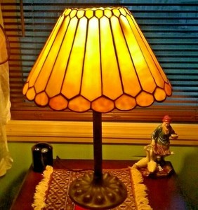 Duffner Kimberly Open Top Leaded Lamp Handel Tiffany Wilkinson