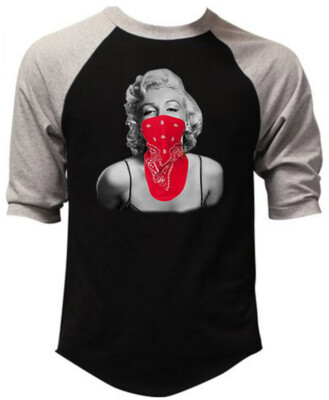 marilyn monroe red bandana shirt