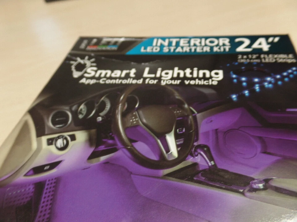 New LED Innovation interior Smart lighting kit 2.  12 inch Led  App Controlled - Imagem 3 de 4